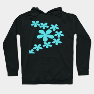 Blue flowers Hoodie